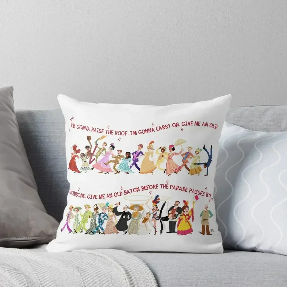 Well Hello Dolly! It’s a Parade!- Squared Throw Pillow Sofa Cover Sofa Cushions Covers pillow