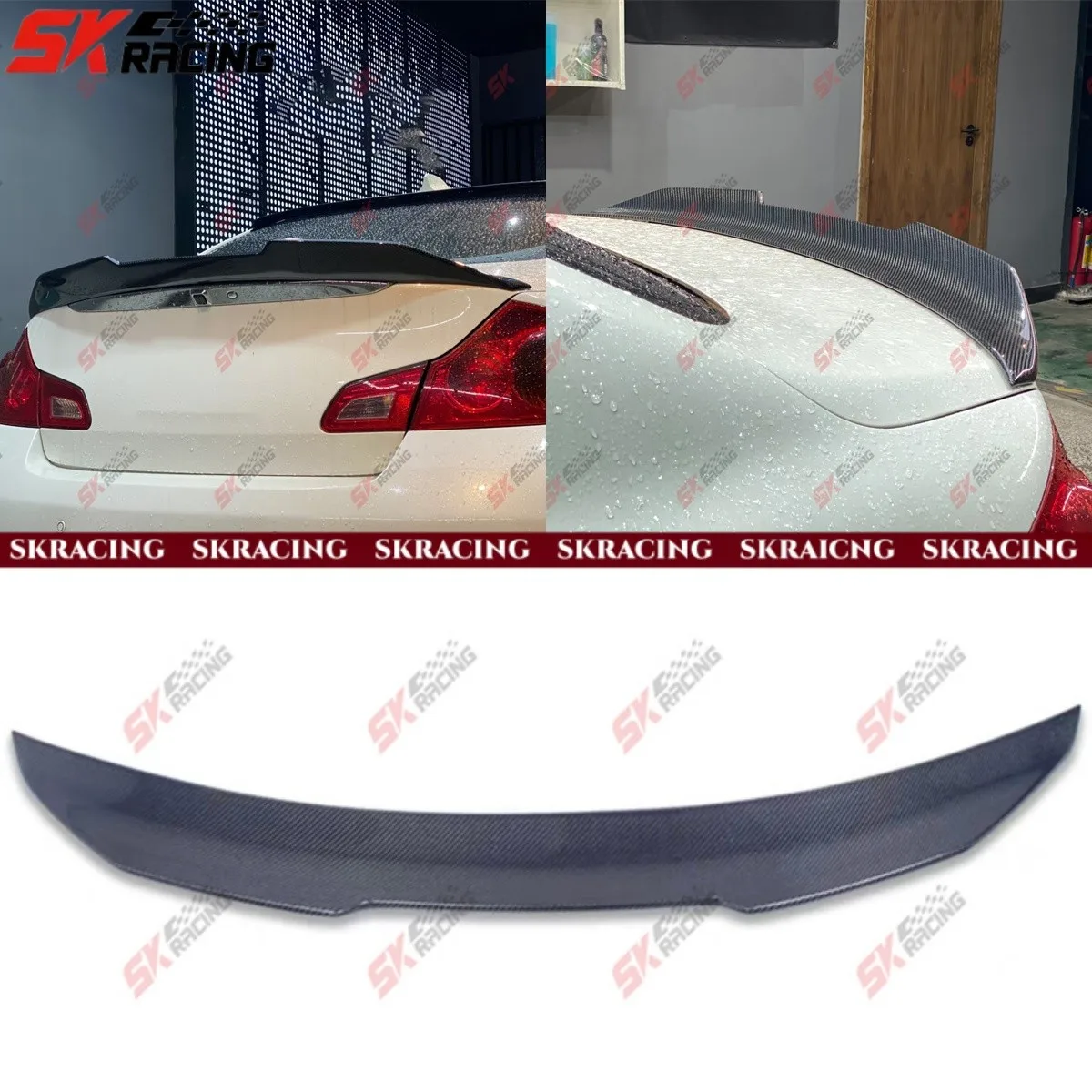 

Forged/Carbon Fiber Rear Spoiler Wing For Infiniti G35 2007-08 G37 2009-13 Sedan