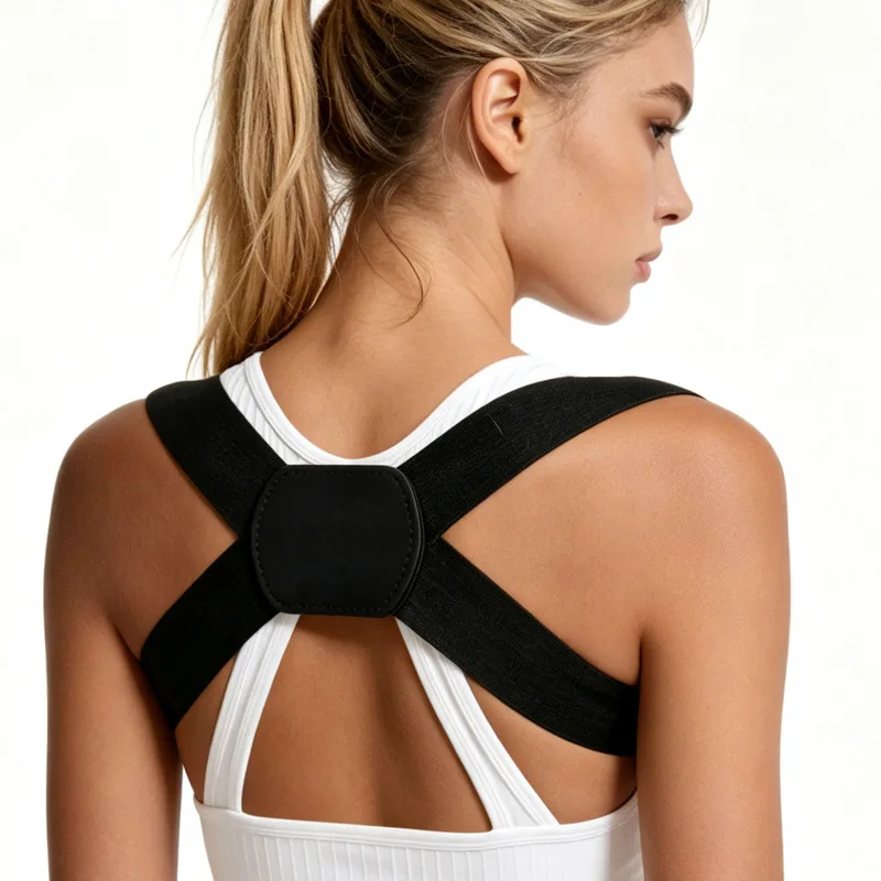 Adjustable Yoga Fitness Back Shaping Posture Corrector for Men Women Invisible Back Straightener Sitting Correction Belt view 3