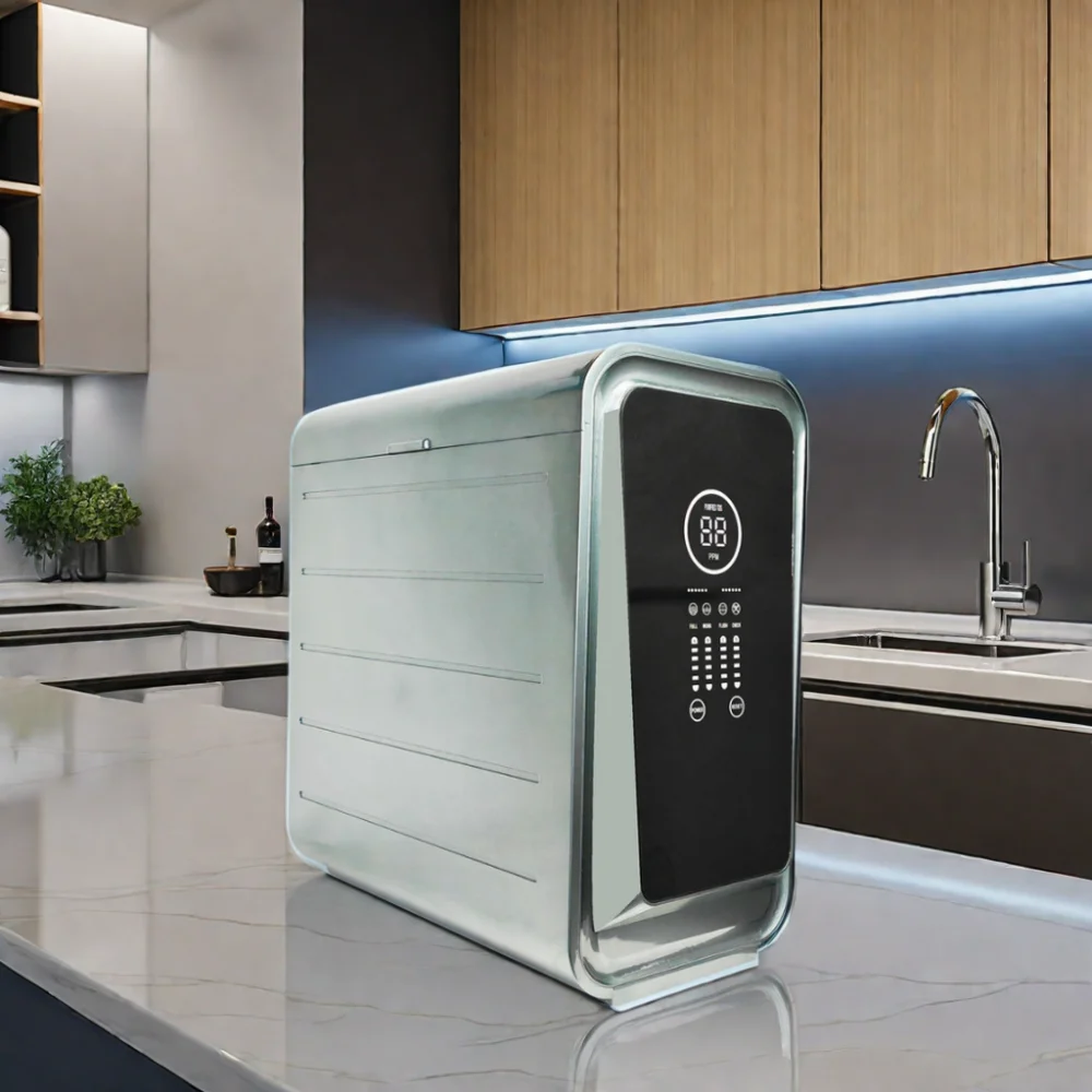 

Высококачественный бытовой очиститель воды со обратным осмосом 800GPD, 5-ступенчатый встроенный фильтр с дисплеем TDS, щелочной фильтр, электрический