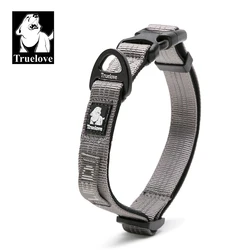 Truelove Dog Collar Adjustable Duty Soft Nylon Webbing Training Unique Private Label  Fancy Dog Collar 3M Reflective TLC5271