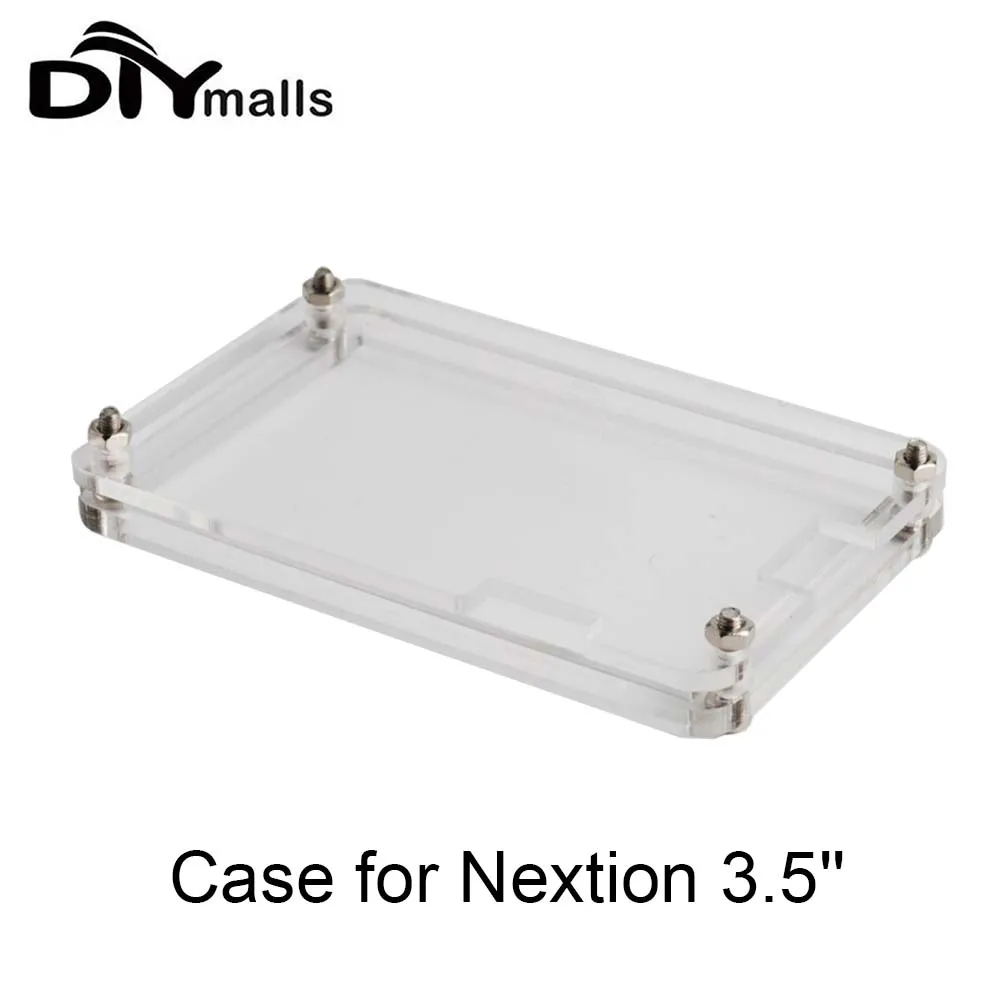 3.5" Case for Nextion 3.5 inch Touch TFT LCD Module Display (Basic Version)  Acrylic Transparent Clear Case