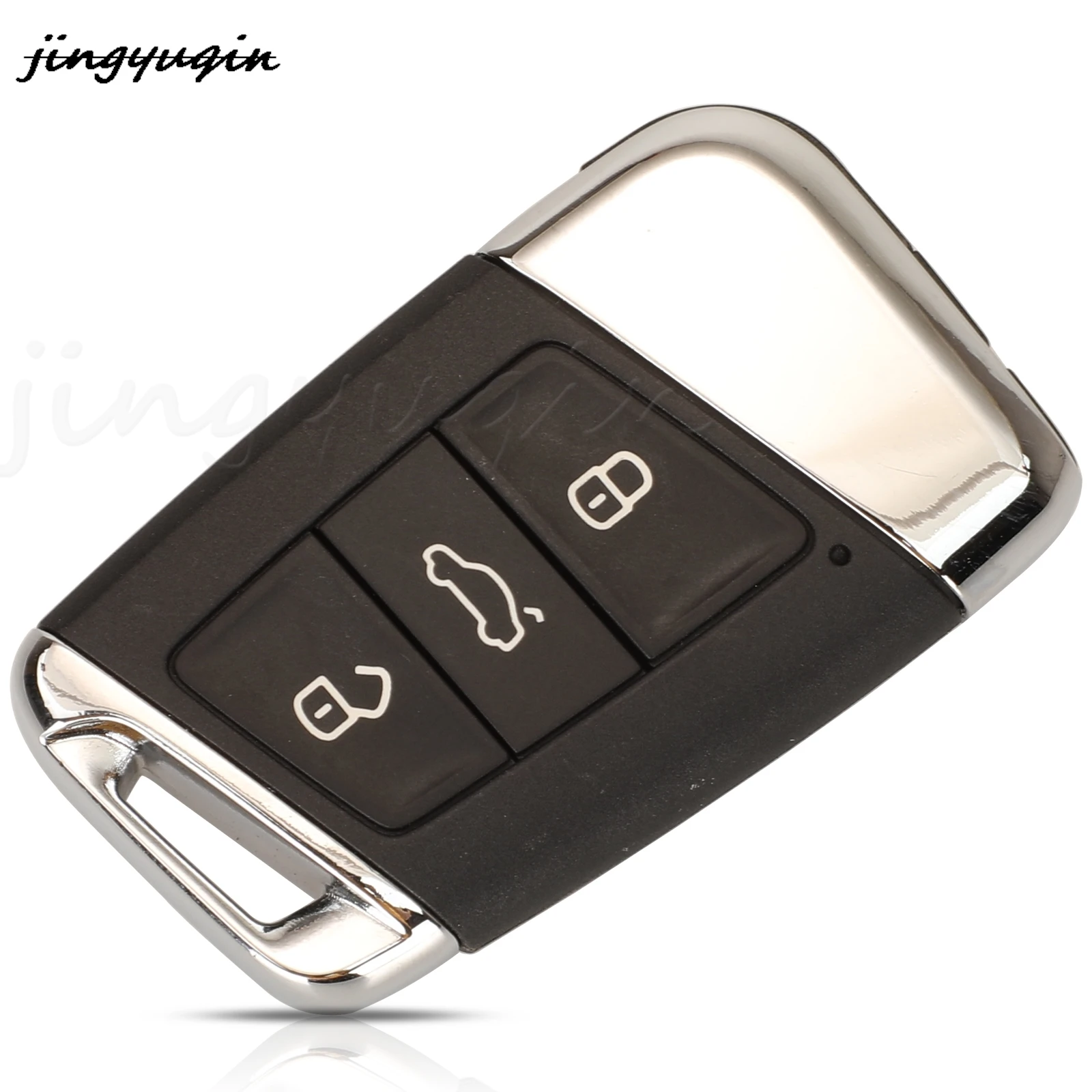 jingyuqin 3 Buttons Original  Car Remote Key Fob 434MHz ASK MQB48 Chip For VW Volkswagen Magotan Passat B8 Skoda A7