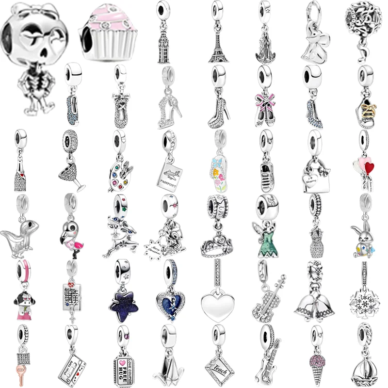 

Новые стеклянные тапочки «сделай сам», звезда, в форме сердца, несколько серий, подвеска из бисера, подходит для оригинального браслета из стерлингового серебра 925, ожерелье в подарок