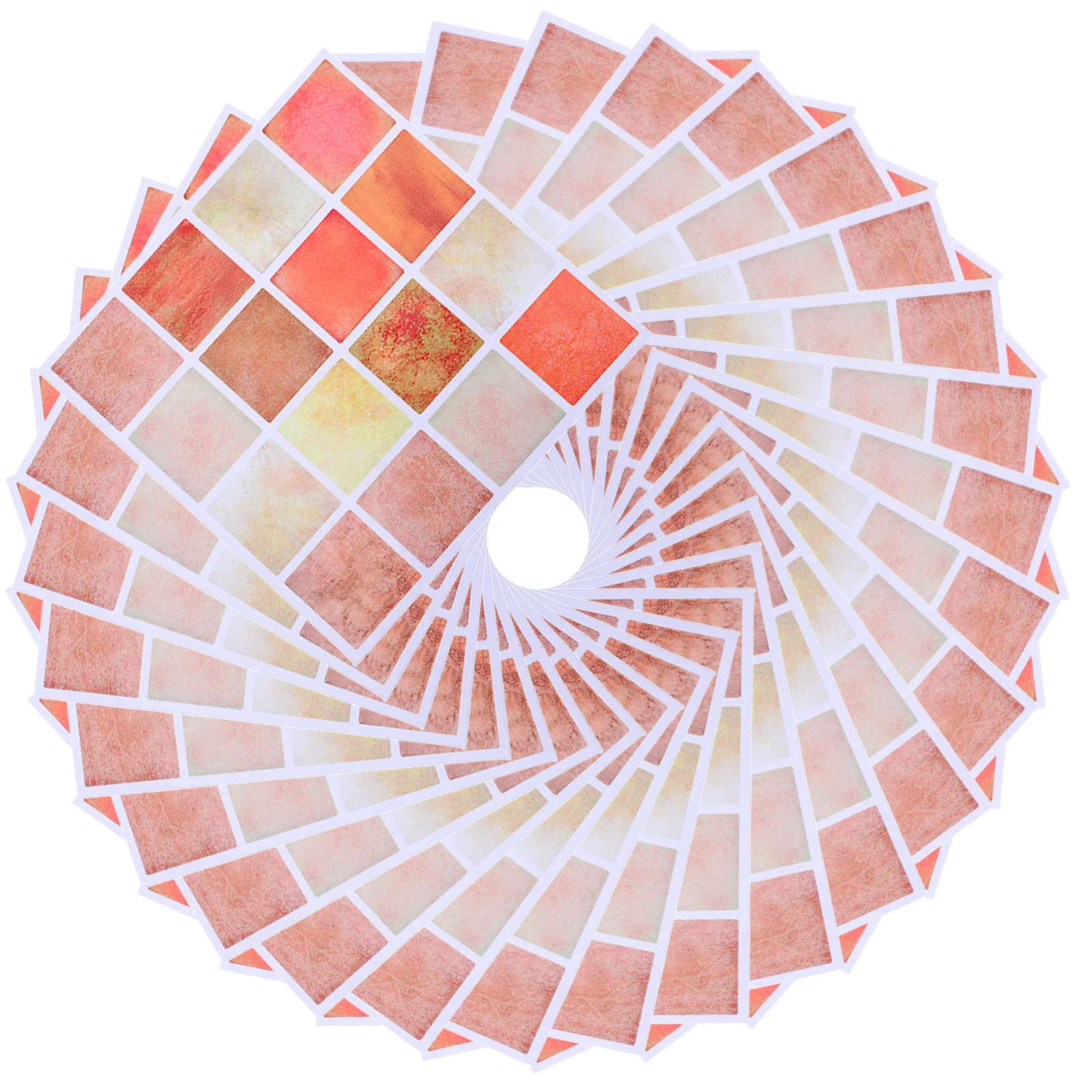 Waterproof Wall Stickers Kitchen Back Splash Sticky Tiles Three-dimensional Backsplash for