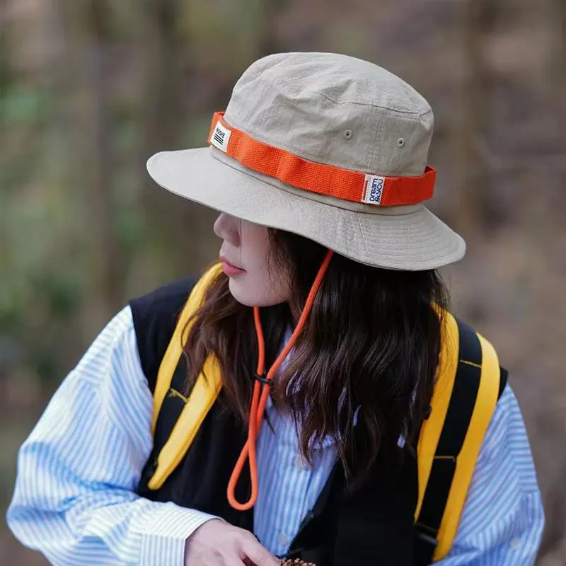 Unisex Boonie Sun Hat for Men Women Foldable Bucket Hat with Chin Strap for Fishing Hunting Hiking Camping Beach Sun Hat Cap