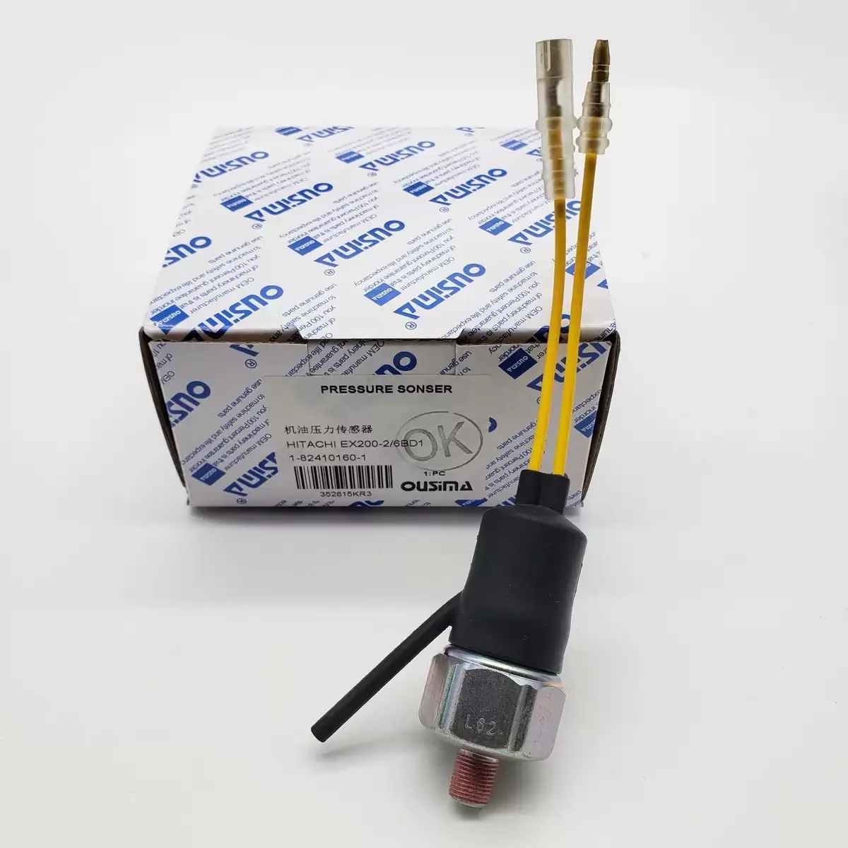 1-82410160-1 Oil Pressure Switch Sensor for Isuzu 4BD1 6BD1 6BG1 6HE1 EX200-1/-2/-3/-5 Excavato Engine Sensor 1824101601