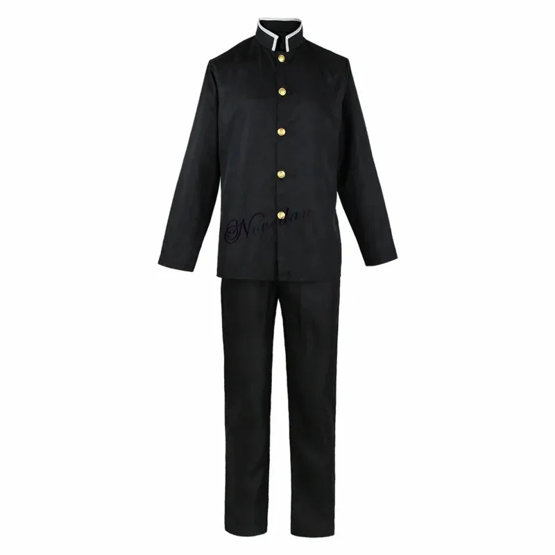 qq 123Shinazugawa Genya Uniform Shirt Pants Suit Cosplay Costume Halloween Carnival Party Outfit Stylish Wig Women Men