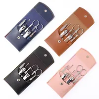 7 Pcs Professional Nail Cutter Pedicure Scissors Set Stainless Steel Eagle Hook Portable Manicure Nail Clipper Tool Set