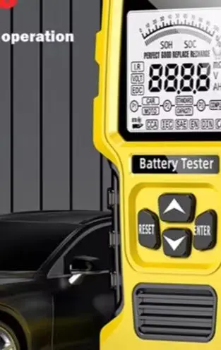 

Тестер автомобильных аккумуляторов 12В/24В с ЖК-дисплеем, анализатор, диагностический сканер, цифровой тестер для автомобилей, грузовиков, мотоциклов