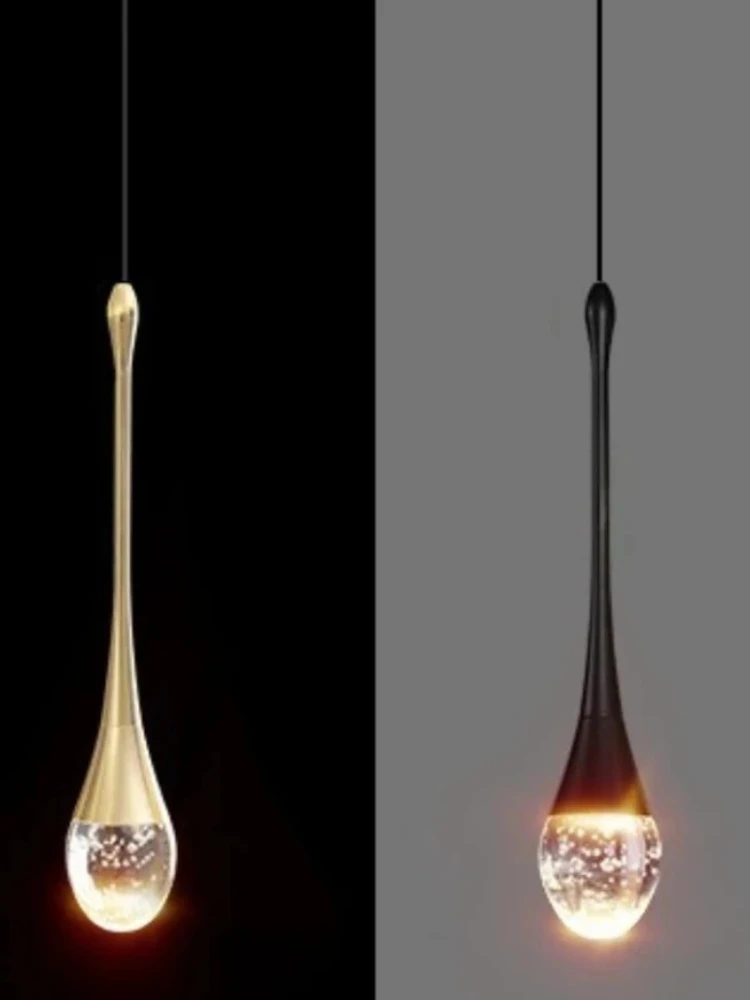 

Crystal Luxury Chandelier Villa Staircase Living Room Hanging lamp Bedroom Bedside LED light Hotel Lobby Crystal Pendant Lights