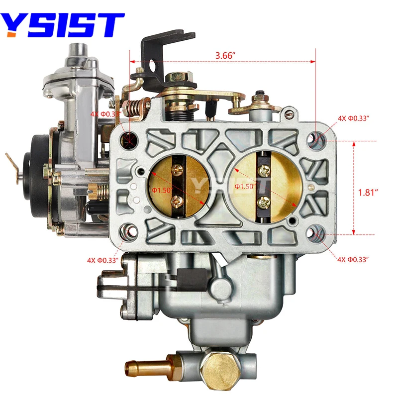 For VW Bettle BUG Carburetor Weber 32/36 DFEV for Mazda B2600 2.0L 2.6L Engines Fiat 124 131 Carburador 2-Barrel Electric choke