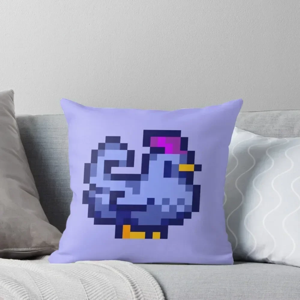 

Blue Chicken Stardew Valley Throw Pillow pillow cover luxury Sofa Decorative Covers Cushion Cover Set Christmas Covers pillow