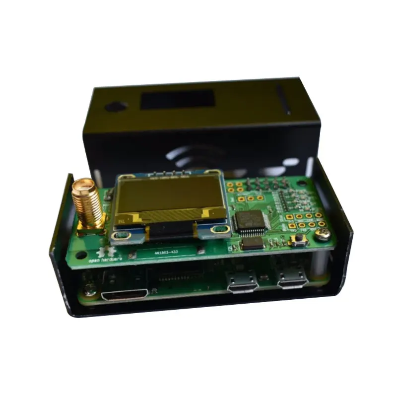 Assembled MMDVM Hotspot Support P25 DMR YSF NXDN With Raspberry Pi Zero W OLED +Antenna 16G card Case