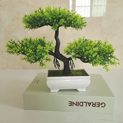 Sztuczne rośliny Bonsai Sosna Doniczka Fałszywa roślina Kwiat Doniczkowe ozdoby do wystroju domu Akcesoria do dekoracji festiwali weselnych