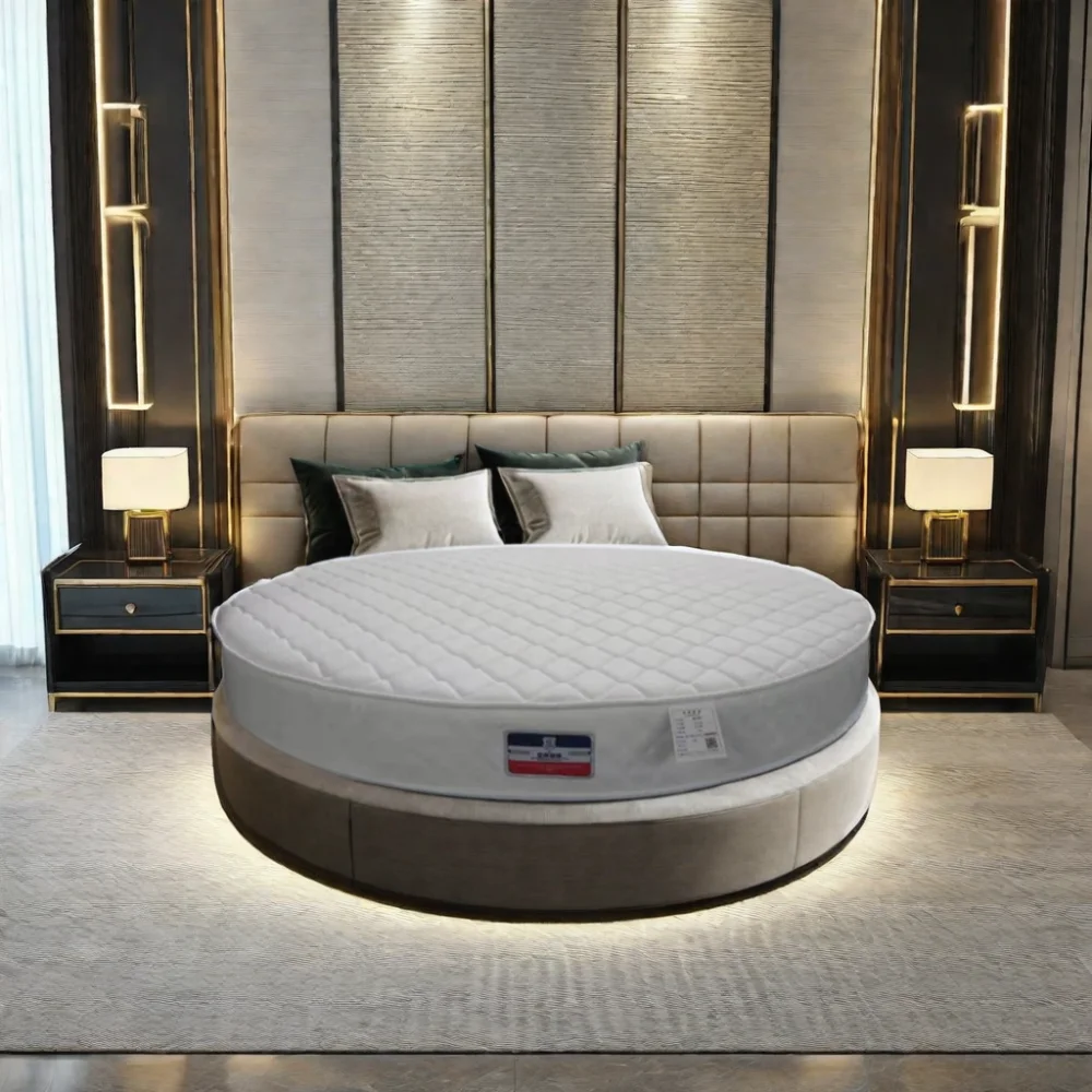 Manufacturers wholesale King and Queen mattress Hotel Round Line hotel Memory foam pocket spring bunk mattress