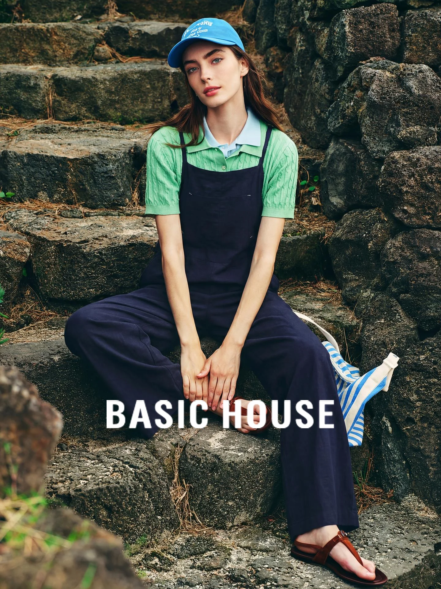 

Blue Straight Leg Overalls Women's Summer New Arrival Drapey Pants High Waist Commute Sle Long Pants Regular Thin