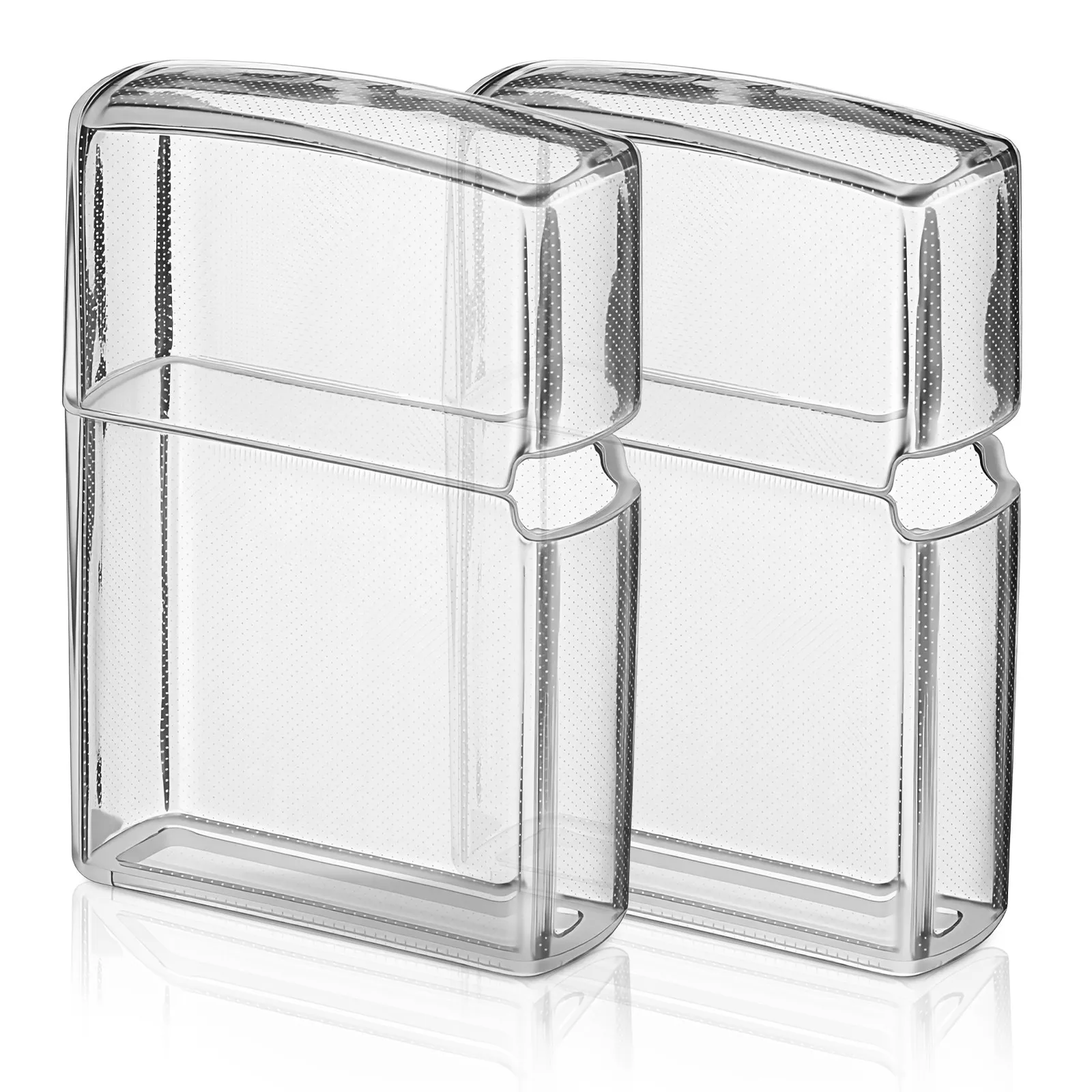 3pcs lighter pouches Lighter box Transparent Protective Lighter Case Storage Box High Clarity Plastic Cover Compatible For Zippo