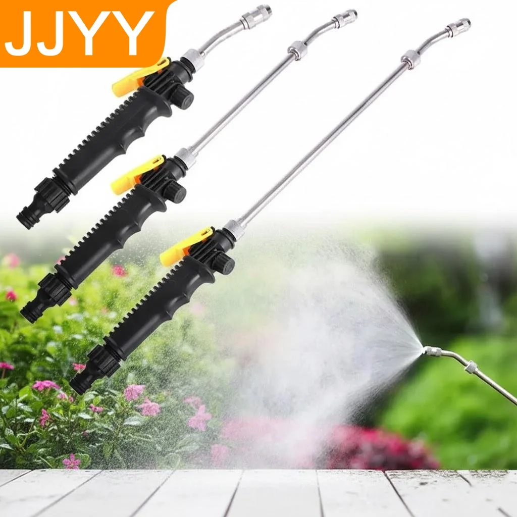 High Pressure Water Gun Car Washer Spray 1500 PSI Power Washer Garden Cleaning Tool Water Jet for Car Driveway Patio Deck Fence