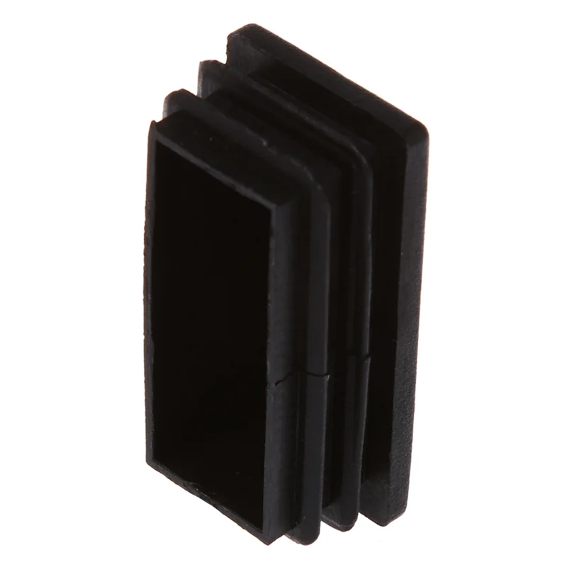 

ABUP-Plastic Rectangle Tube Inserts End Blanking Cap 25X50mm 60 Pcs Black