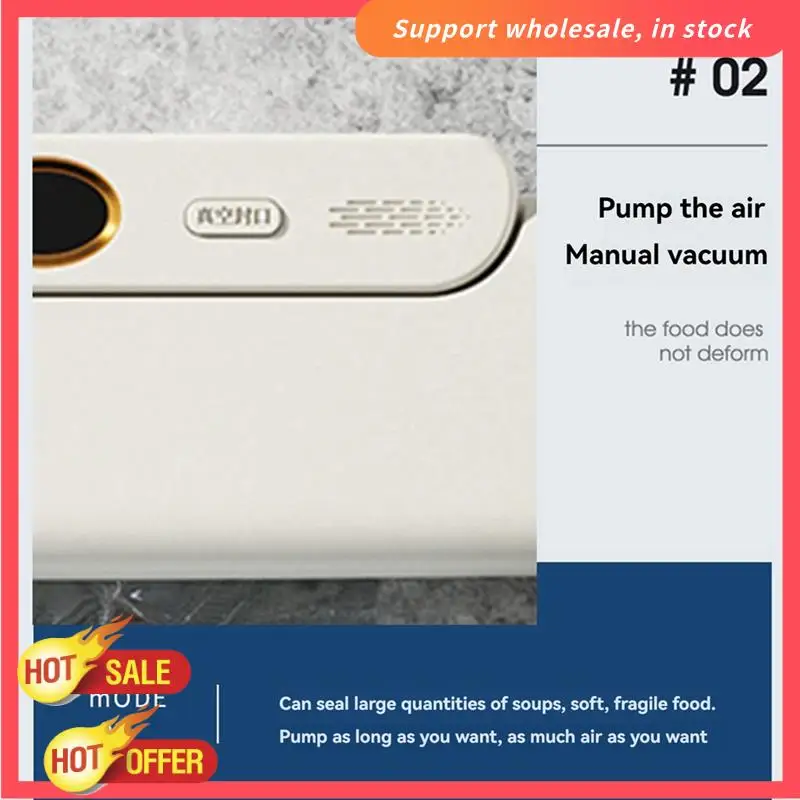 RISE-Mini Portable Vacuum Sealer Machine For Home Use - Automatic Food Packaging And Preservation