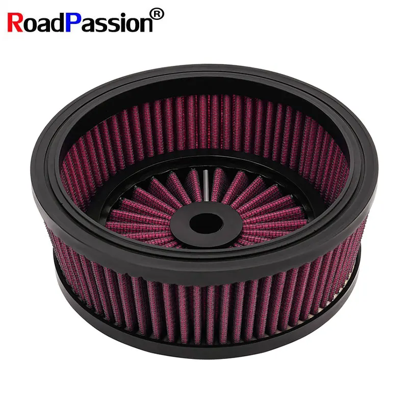 Road Passion Motorcycle Accessories Air Filter Cleaner For Harley Dyna FXR Softail Touring FXDLS Trike Sportster
