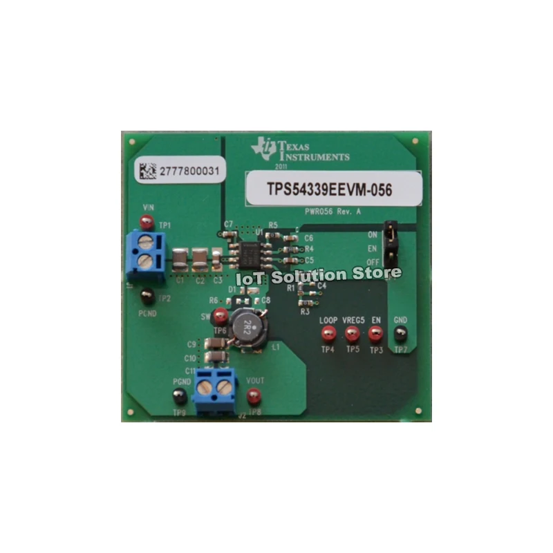 TPS54339EEVM-056 — TPS54339E evaluation module for step-down converter with D-CAP2 mode and light load efficiency