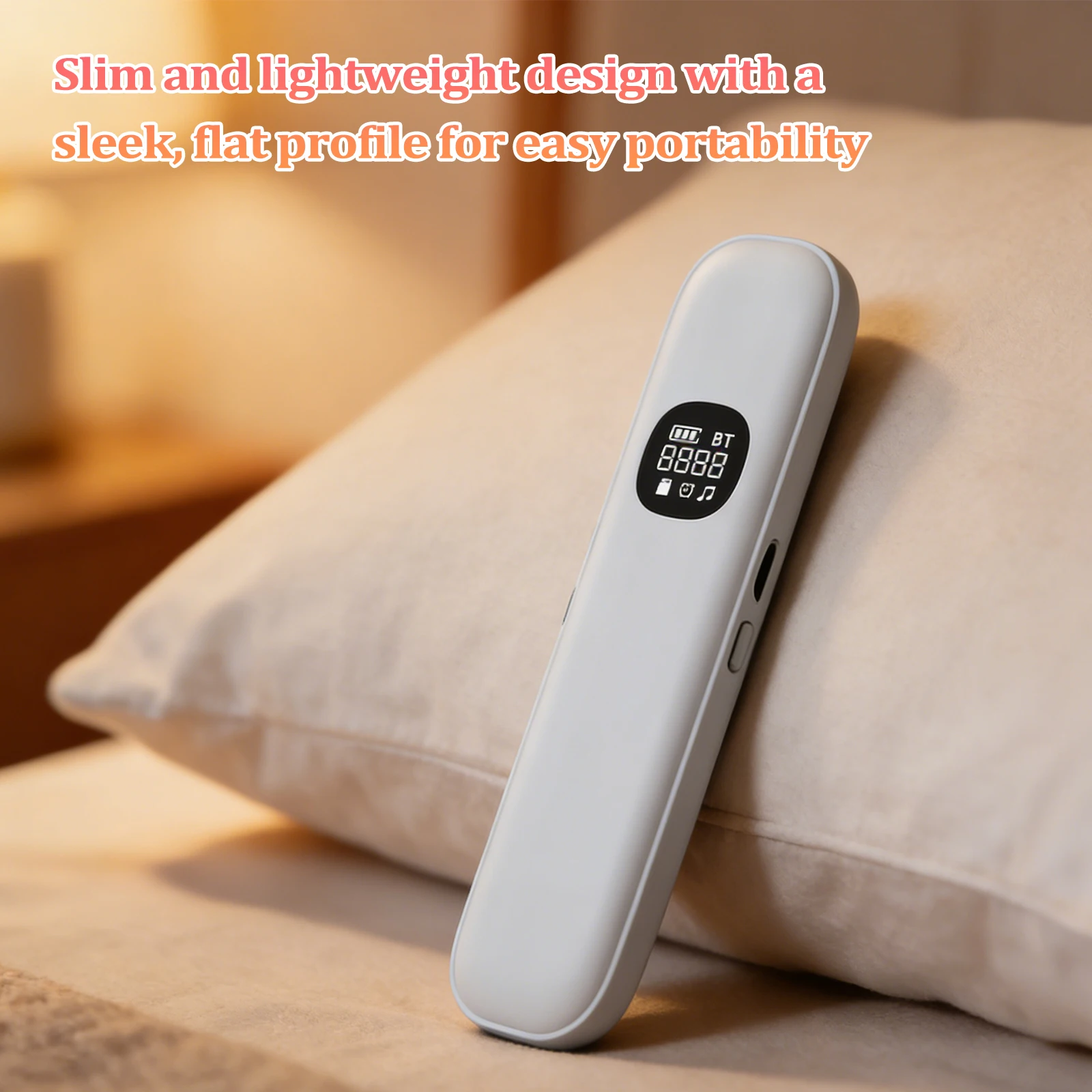 

Sleep Speaker Under Pillow with 11 White Noises & TF Card Slot Wireless BT Sleep Aid Bluetooth-compatible Speaker for Adult Kids