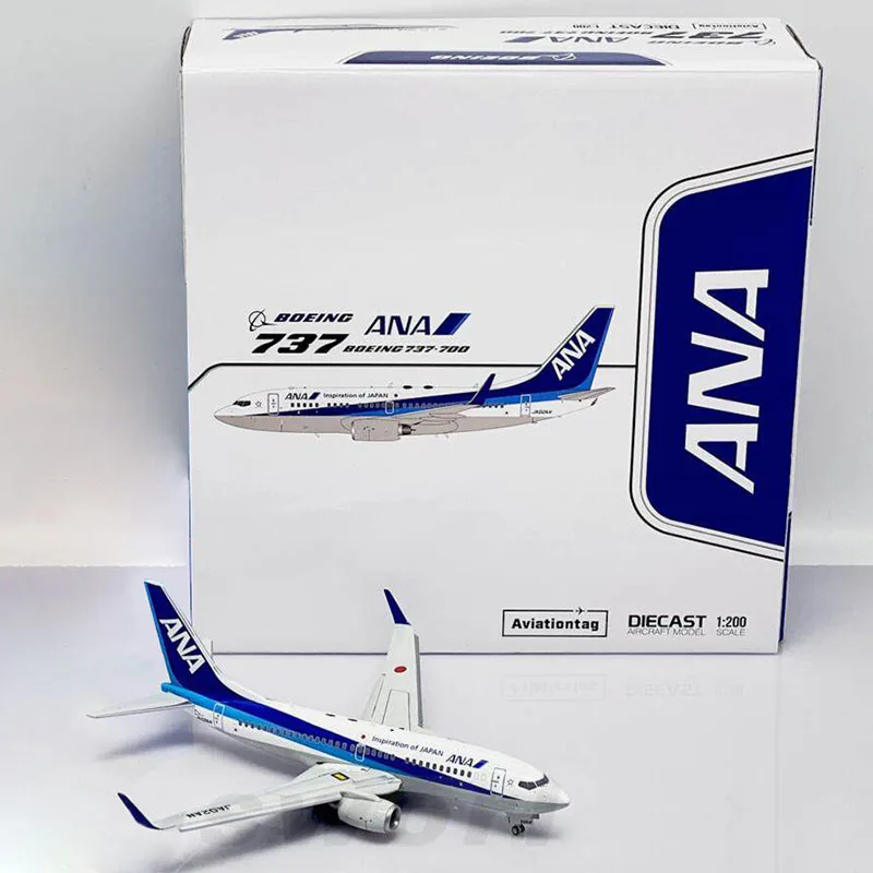 

Diecast 1:200 SA2023A ANA B737 737-700 JA02AN Alloy Aircraft Model Toys Adult Fans Collection Souvenir Gifts