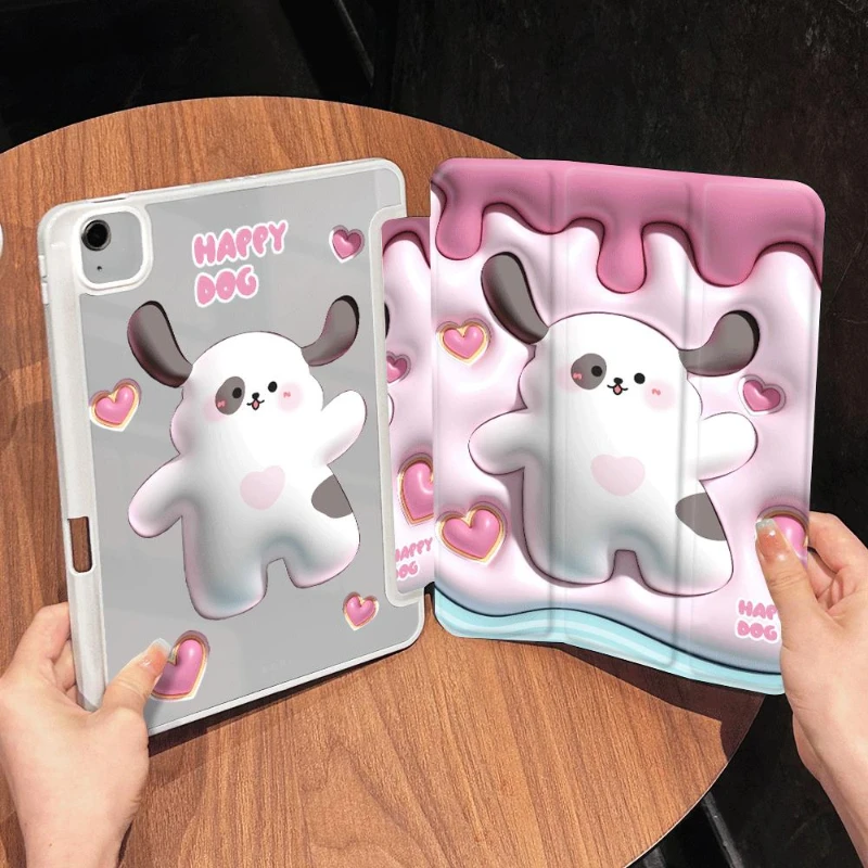 Ipad Mini6 8.3 Cover Funda Cartoon Swell Puppy for 2018 9.7 5/6th IPad 10th Generation 10.2 7th 8th 9th Gen Air 5th 4th PC Shell