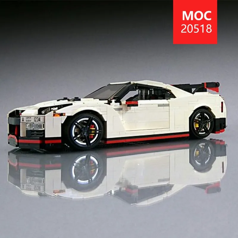 Top Choice MOC-20518 Classic  High-Performance Sports Car Model, 1006 Tech Building Block Toy  Educational Toy, Holiday Gift