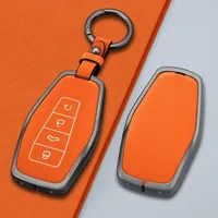 Fashion Car Remote Key Case Cover for Geely Coolray Atlas Boyue NL3 Emgrand X7EX7 SUV GT GC9 Borui Auto Key Protect Holder Shell