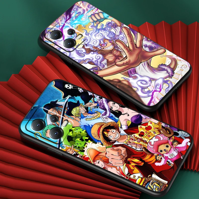 O-Ones P-Pieces Cartoon Cool For Xiaomi Redmi Note 13 12R 12 12S Turbo 11 11T 11S 10 10S Pro Plus 5G Black Cover Phone Case