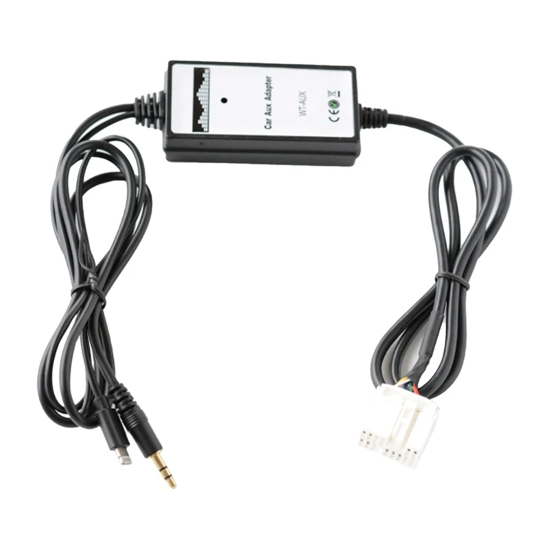 AUX Adapter 3.5Mm AUX Interface CD Changer With For IPHONG Charging For Honda Accord Pilot S2000 Civic CRV