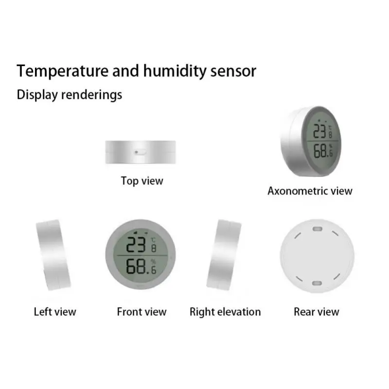 Tuya Smart WIFI/ Temperature Humidity Sensor Hygrometer With Thermometer Digital Monitor Smart Home With 1M External Cable