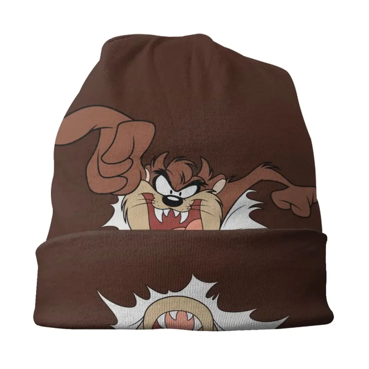 Tasmanian Devil Bonnet Hats Fashion Knitting Hat For Women Men Autumn Winter Warm Taz Cartoon Comic Skullies Beanies Caps