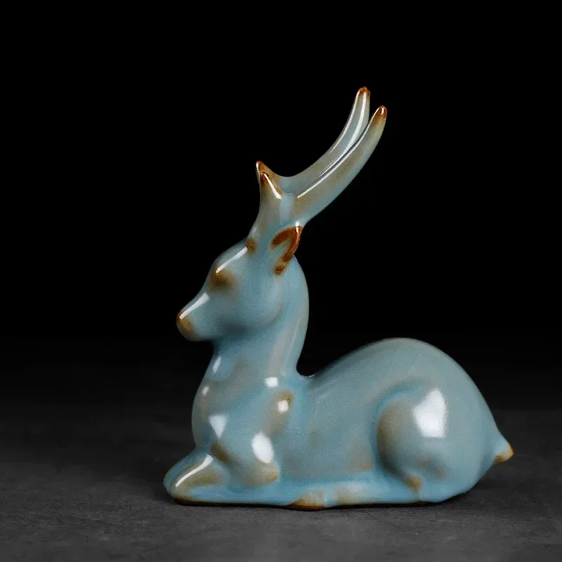 Ru kiln tea pet tea, high-quality creative opening film can raise ceramic tea table