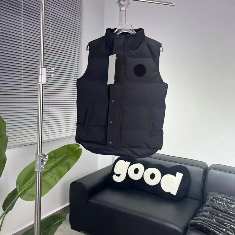 Marchi di lusso Canada Giù Inverno Donna Uomo Gilet Addensare Gilet di cotone caldo Giacche senza maniche Cappotti tinta unita Piumino