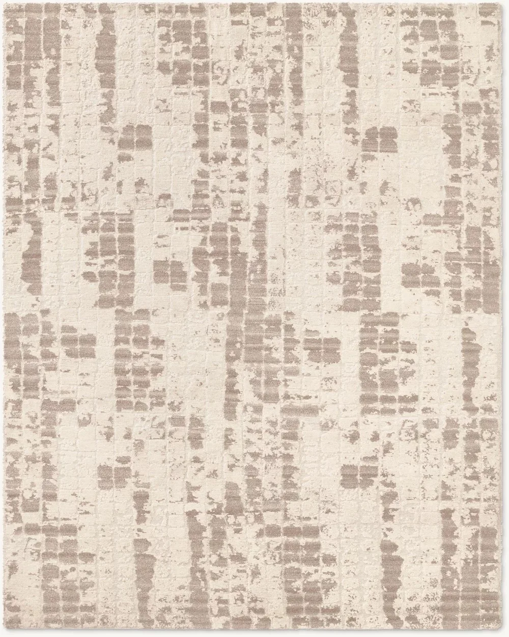 

！@Cream/Bronze Color Hand Spun Wool Carpet Dense Pile Abstract Hand Sheared Finish Natural Shading Luxury Rug Living Room Rug
