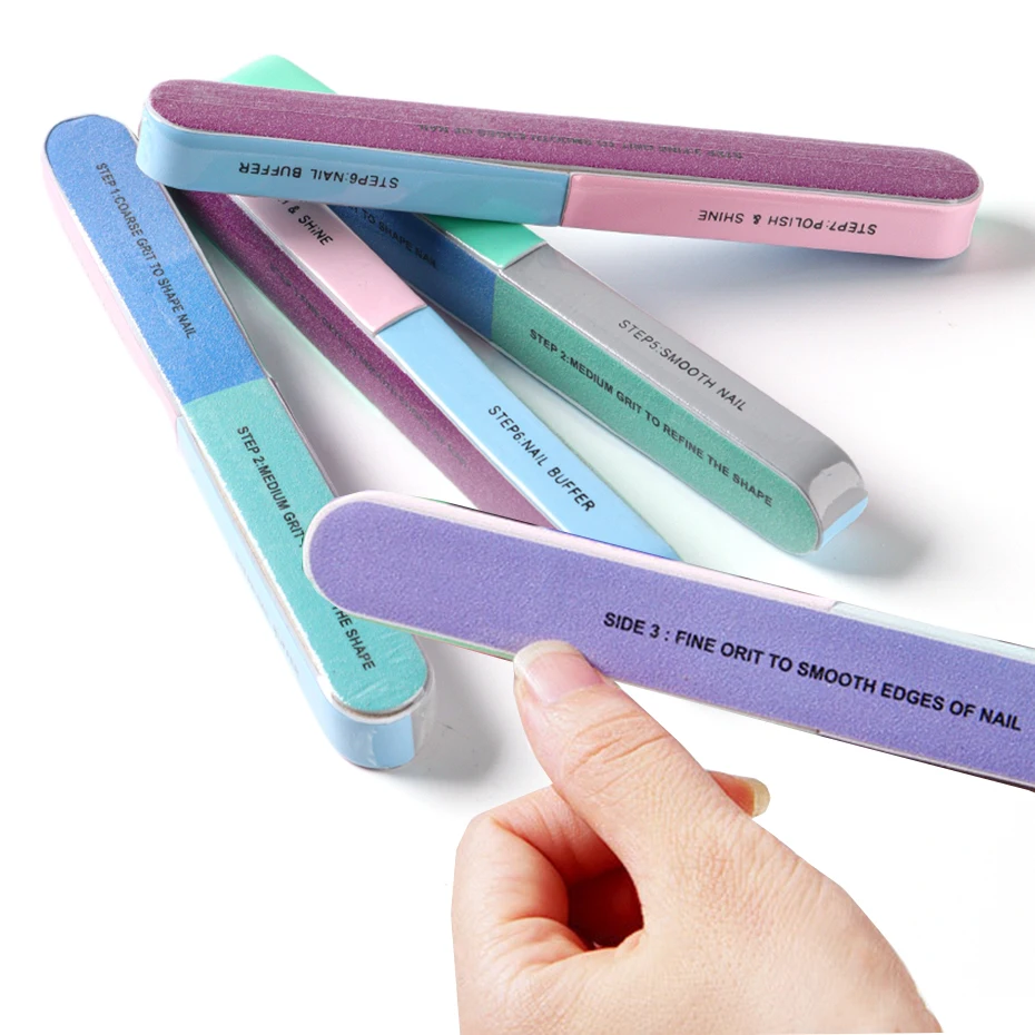 

Профессиональные шлифовальные пилки для дизайна ногтей с 7 способами, буферный блок для лака для ногтей, инструменты для маникюра и педикюра, пилка с губкой для поверхности ногтей