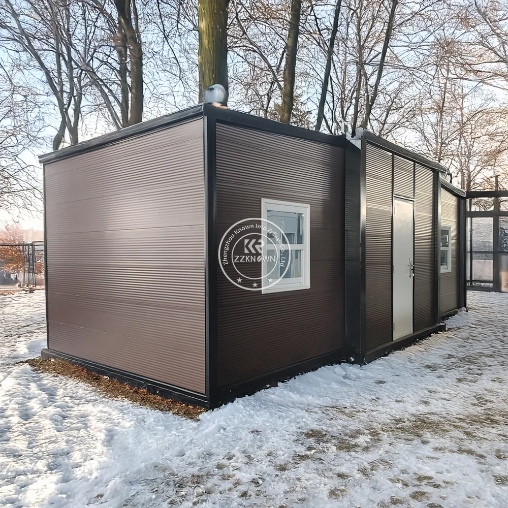 2025 casa de contêiner dobrável casa de contêiner pré-fabricada modular para escritórios de canteiro de obras temporária