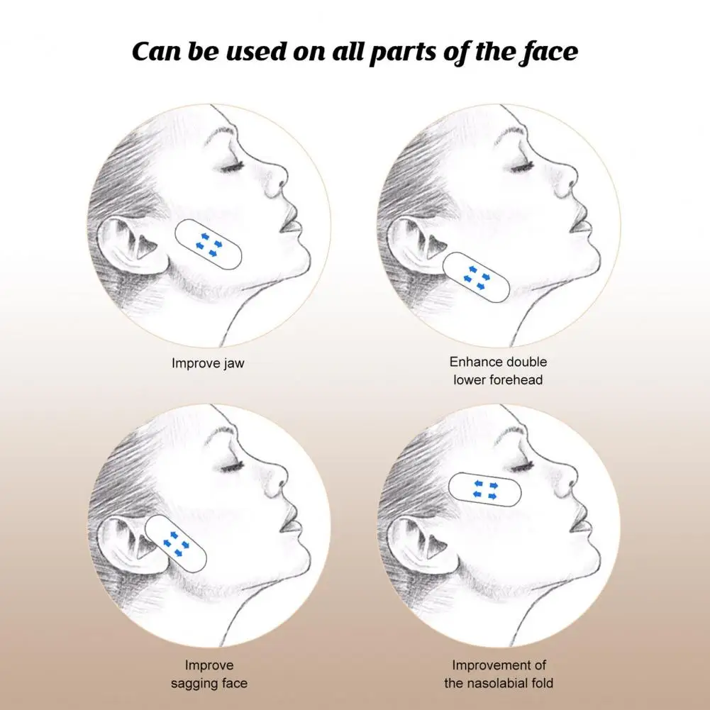 Doorzakkende huidtape Face Lift Tape voor dubbele kin Hals Doorzakkende huid 120 stuks Waterdicht Ademend Rekbaar Gezicht voor aanscherping