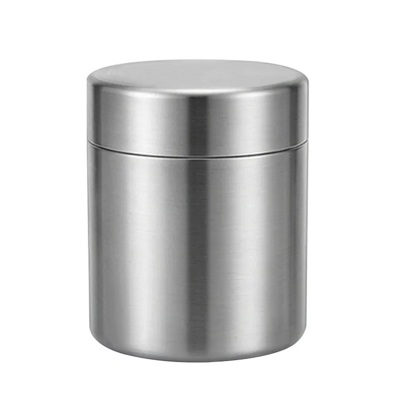 

304 stainless steel Waterproof Tank Pill Case Tea Tank Outdoor EDC Survival Box Camping Sealing Container Bottle 160ML