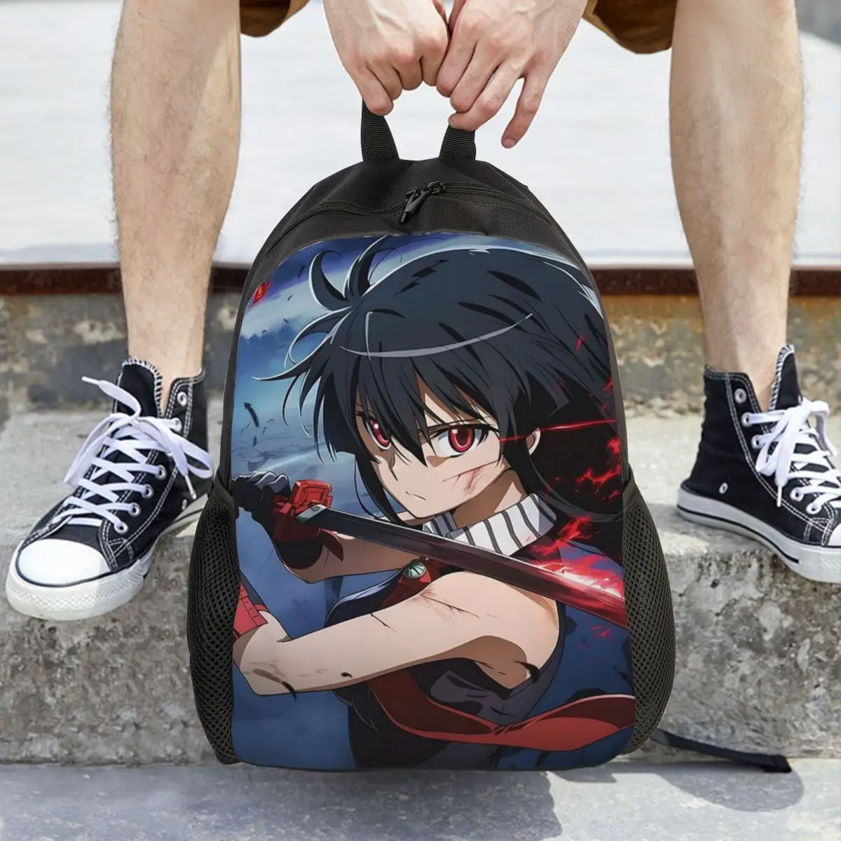 Anime Akame Ga Kill (3) Backpack Daypack Large Capacity Children BookBag School Bag Shoulder Bags for Men Women