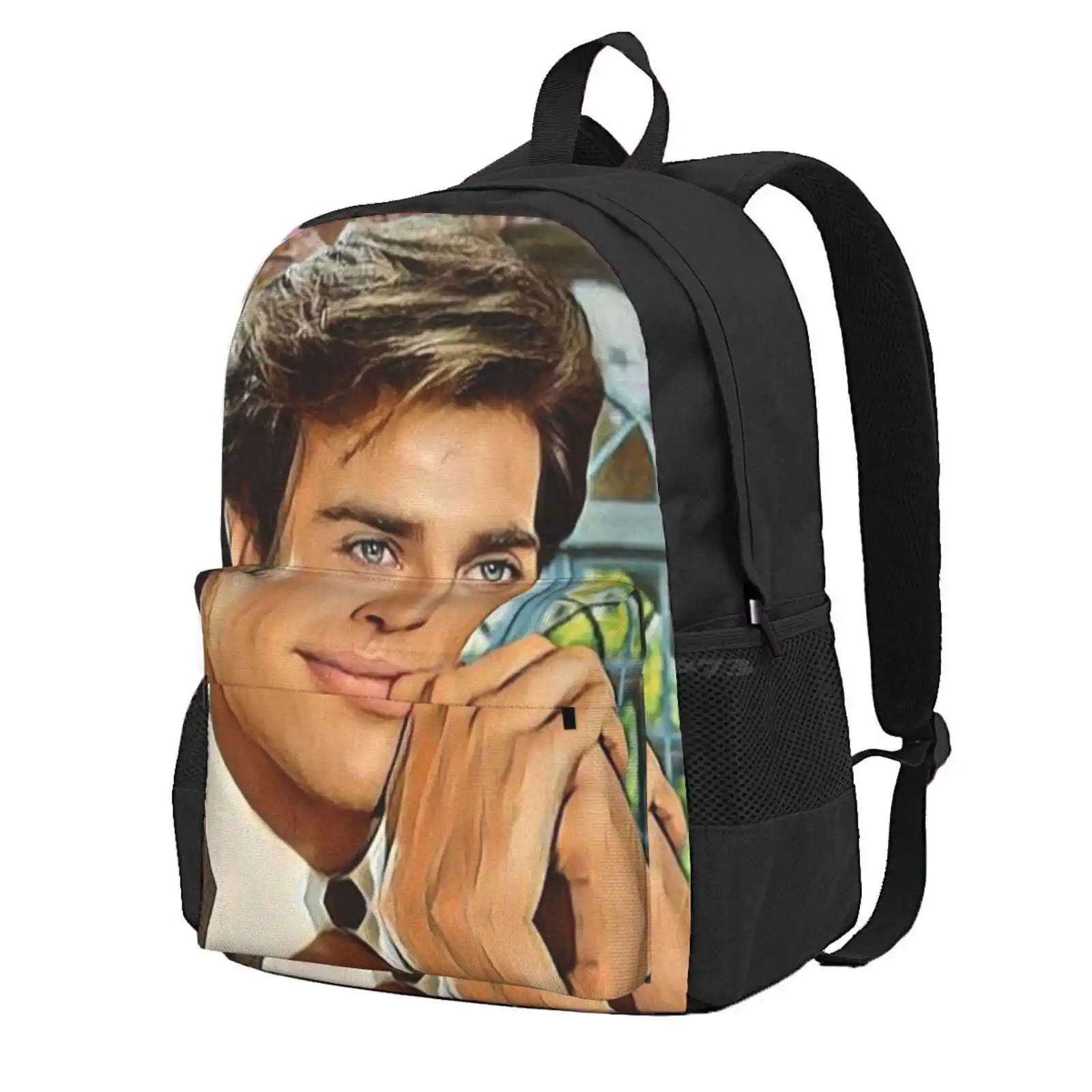 

Jeff Colby, Dynasty Hot Sale Schoolbag Backpack Fashion Bags John James Jeff Colby Dynasty The Colbys 80S Soap Classic Tv