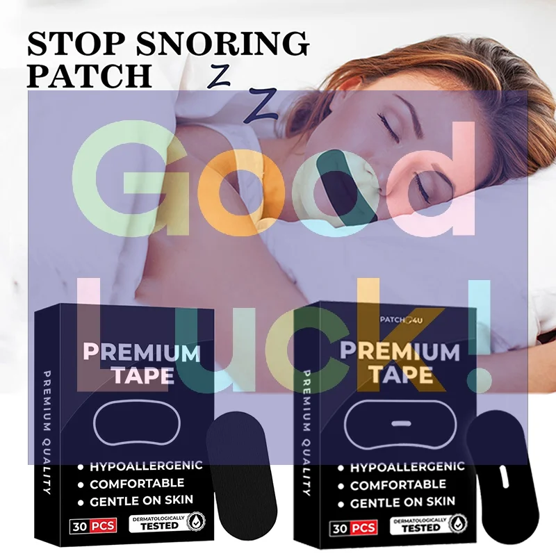 【WA】30Pcs Anti Snoring Sleep Mouth Tape Best Breathing Nasal Strips  Grade Improved Sleeping Keep Mouth Close Prevent Snoring