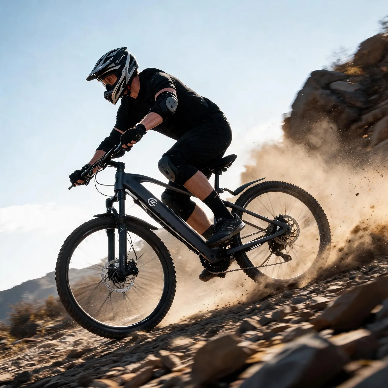 Road Trip Vacation 26 Inch Off Road All-Terrain Bike 500W Brushless Motor Max 70KM Long Range Top Speed 32km/h 30° Climbing Capacity Pedal Assist Mode 7-Speed Gear Full Shock Frame, Weekend Leisure US Warehouse Fast Shipping