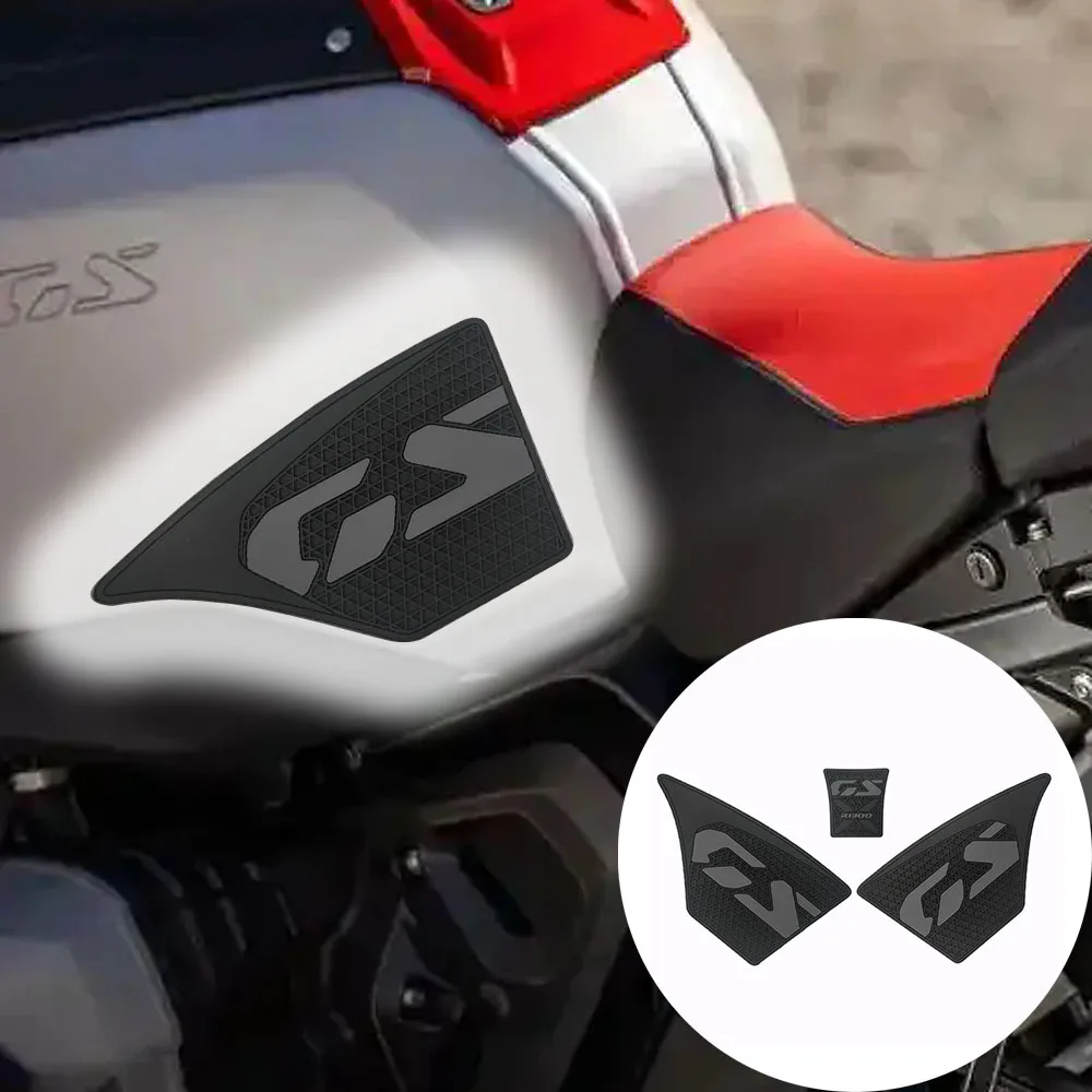 

Motorcycle Gas Knee Grip Traction Side Decorative Protector Anti Slip Tank Pad Sticker For BMW R1300GS Adventure 2023-2025