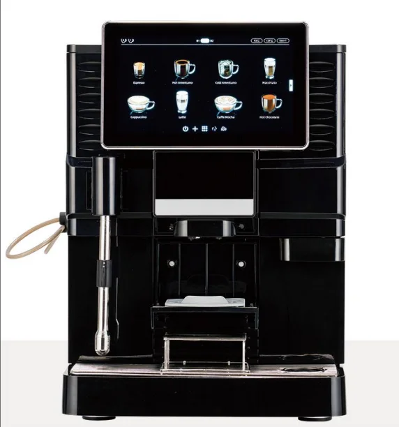 Full Automatic Electric Coffee Maker Multifunction Espresso Cappuccino Latter Chocolate Commercial Coffee Machine French 2