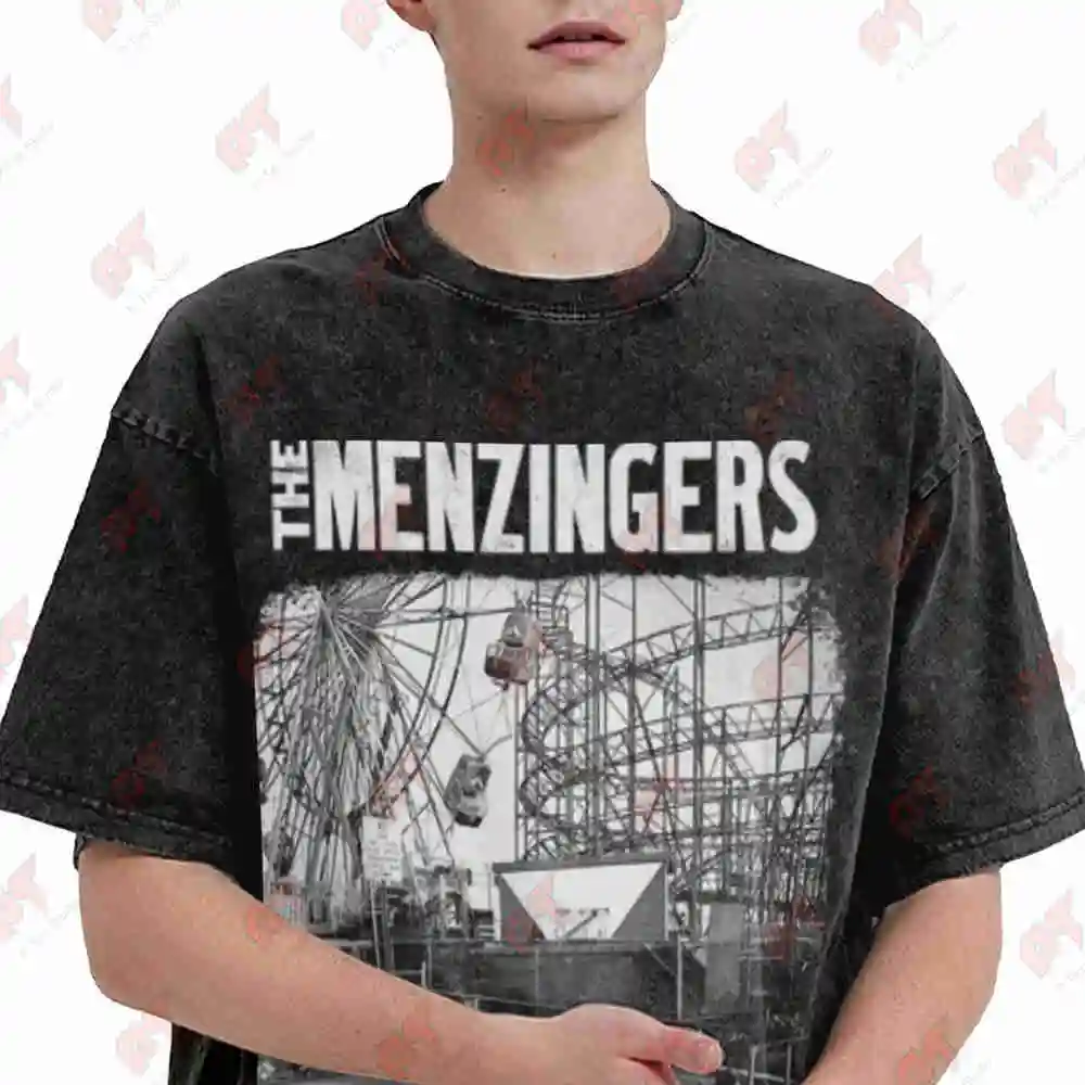 The Menzingers After Party Album Vintage Washed Tee Pure Cotton T-Shirt